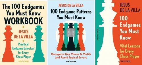 De la Villa, 100 Endgames You Must Know +  100 Endgames Workbook + 100 Endgame Patterns