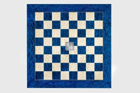 45 x 45 blu chessboard maple and ash wood