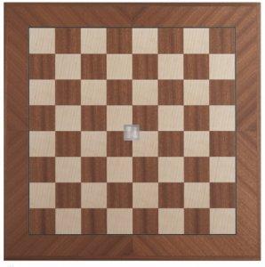 45 x 45 chessboard in Mahogany and maple