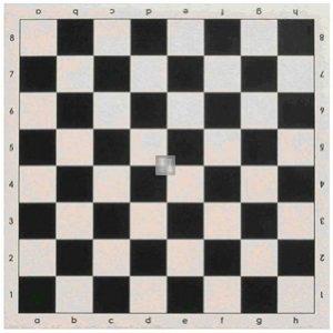 Tournament Roll-Up Chess Mat, b&w
