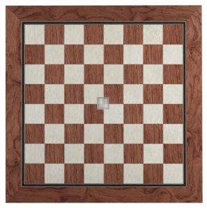 Handcrafted Oak wood Tournament Chessboard, Gloss finish