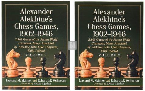 Alexander Alekhine chess games, 1902-1946 (2 books)