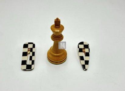 Chess hair clip