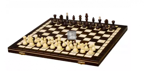 Chess set, chessboard, "Capablanca variant" + checkers