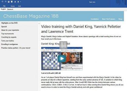 ChessBase Magazine 188 - DVD