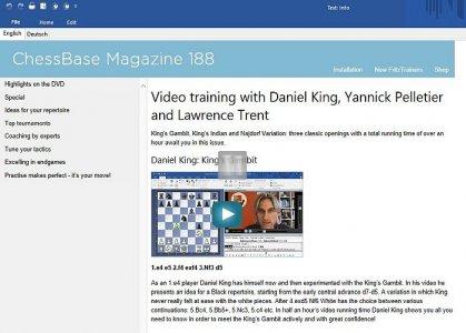 ChessBase Magazine 188 - DVD