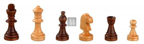 Folding wooden chess set - 26.5 x 26.5 cm