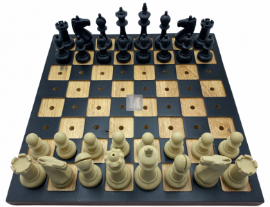 Chess set for blind players