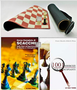 Corso Completo di Scacchi + 1001 Esercizi per principianti + Set 205T