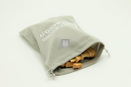 Velvet bag gray