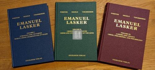 Emanuel Lasker 3 Volumes : Struggle and Victories+Choices and chances+Labors and Legacy
