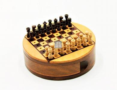 Scacchiera portatile con pezzi ad incastro - 636C
