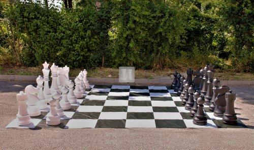 PEZZI SINGOLI - Scacchi giganti da esterno 90cm