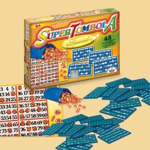 SUPER TOMBOLA SPECIAL 48 cartelle in plastica