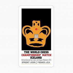Fischer Spassky 1972 Original Poster - World Chess Championship
