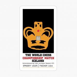 Poster - World Chess Championship Match 1972 Fischer-Spassky