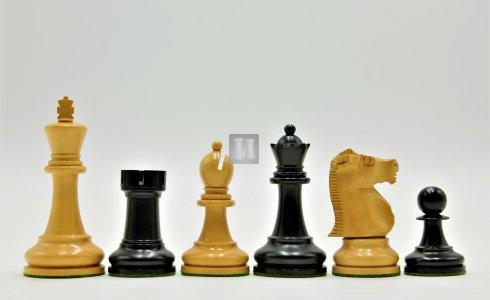 King 95mm Wood chess pieces Reykjavik Fischer-Spassky