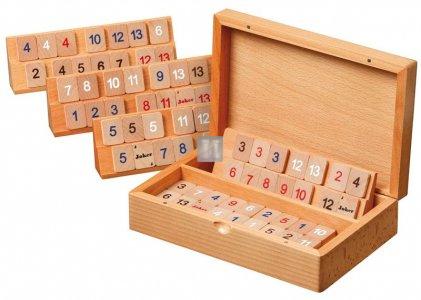 Rummy in legno - gioco da tavolo