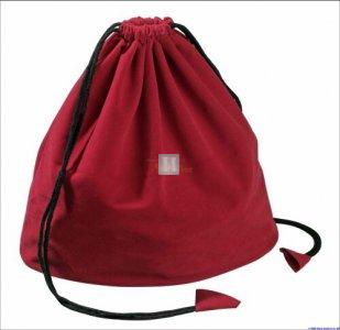Draw string bags, red