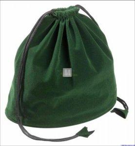 Draw string bags, green