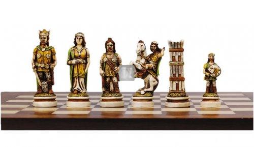 Romans vs Barbarians chess set
