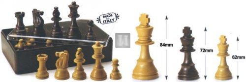 Re mm 72 Scacchi in plastica "Staunton"