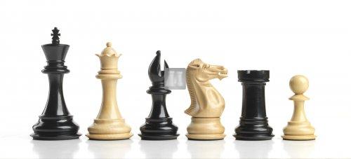 Staunton ``Exclusive`` Boxwood/Ebony set King mm 100
