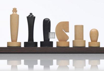 Berliner boxwood chess set - King mm 100
