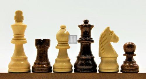 Pezzi di ricambio in plastica pezzi di scacchi set di scacchi in beige ITA 