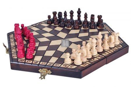 Completo grande per tre giocatori in legno