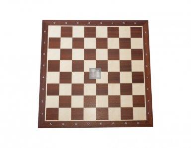 Maple/Mahagonny Chessboard with notation, square size 64mm