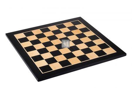 Tournament Chessboard - maple/black wood