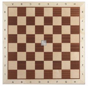 Wooden board with notation