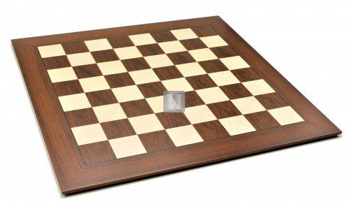 Tournament Chessboard  "Riviera" - Striped ebony and Maple