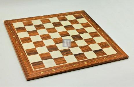Tournament Chessboard with notation - Rosewood and Maple