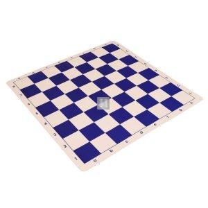 Silicone tournament chessboard - blue