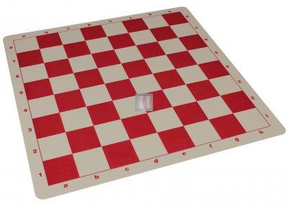 Silicone tournament chessboard - Red