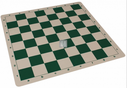 Silicone tournament chessboard - Green