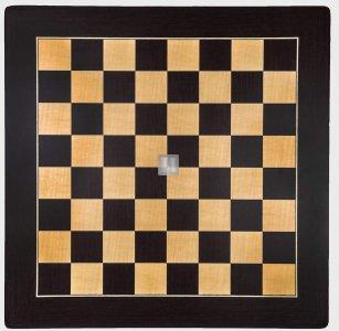 Tournament Chessboard - wengue and sycamore wood