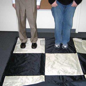 Nylon fabric giant chessboard