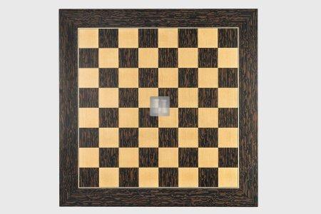 60 x 60 Chessboard deluxe Ebony Tiger and Sycamore