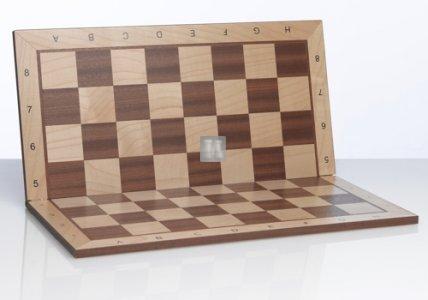 Folding Wooden Chessboard with Notation
