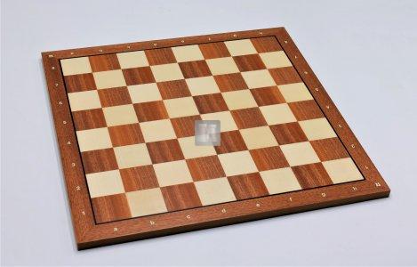 Tournament Chessboard with notation - Mahogany and Maple