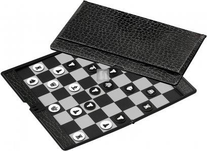 Magnetic chess set: flat pieces