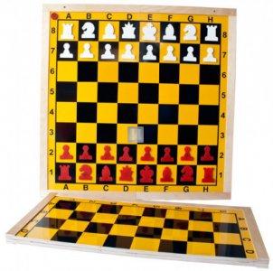 Folding magnetic demonstration chessboard