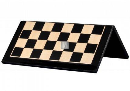 54 x 54 Folding chessboard in maple and mahogany
