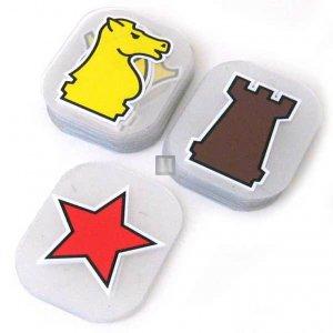 Set 40 pezzi di ricambio per scacchiera murale con taschine (non magnetici)