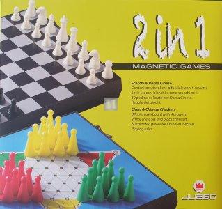 Travel Chess-Set, Alu, magnetic