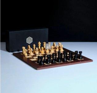 Set Ufficiale FIDE. Scacchi + Scacchiera Palissando e Acero