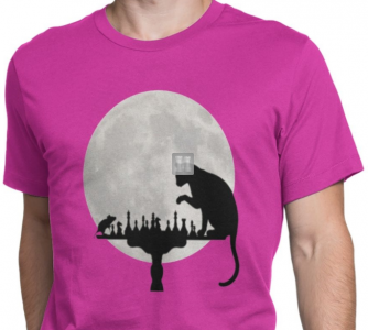 T-SHIRT - Chess cat
